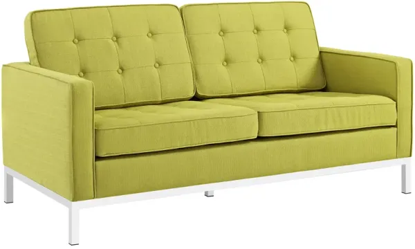 Loft Upholstered Fabric Loveseat by Modway