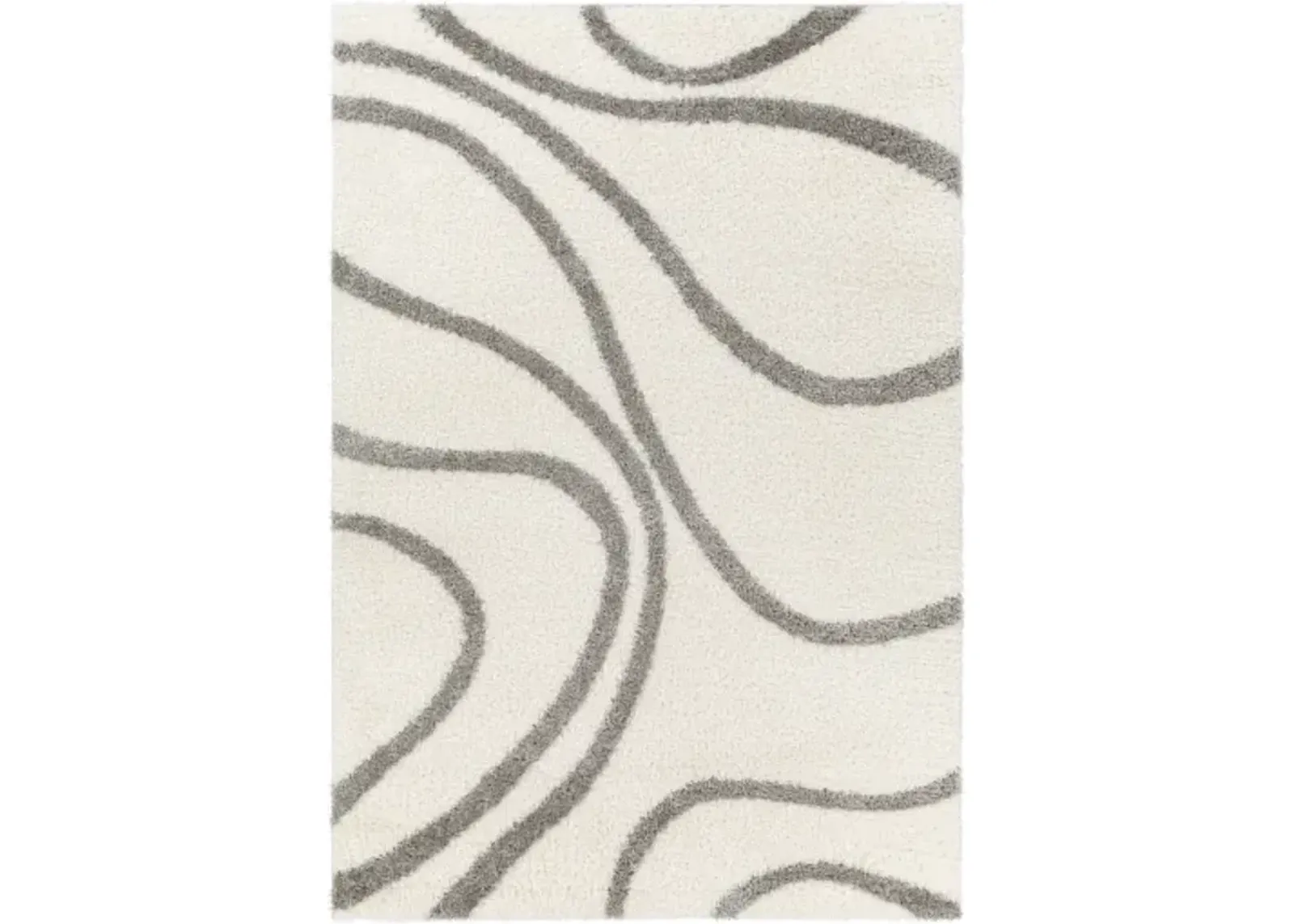 Cloudy Shag CDG-2300 5'3" x 7' Machine Woven Rug