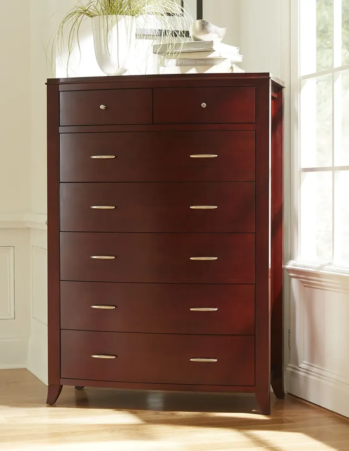 Brighton Seven Drawer Chest in Cinnamon (2024)