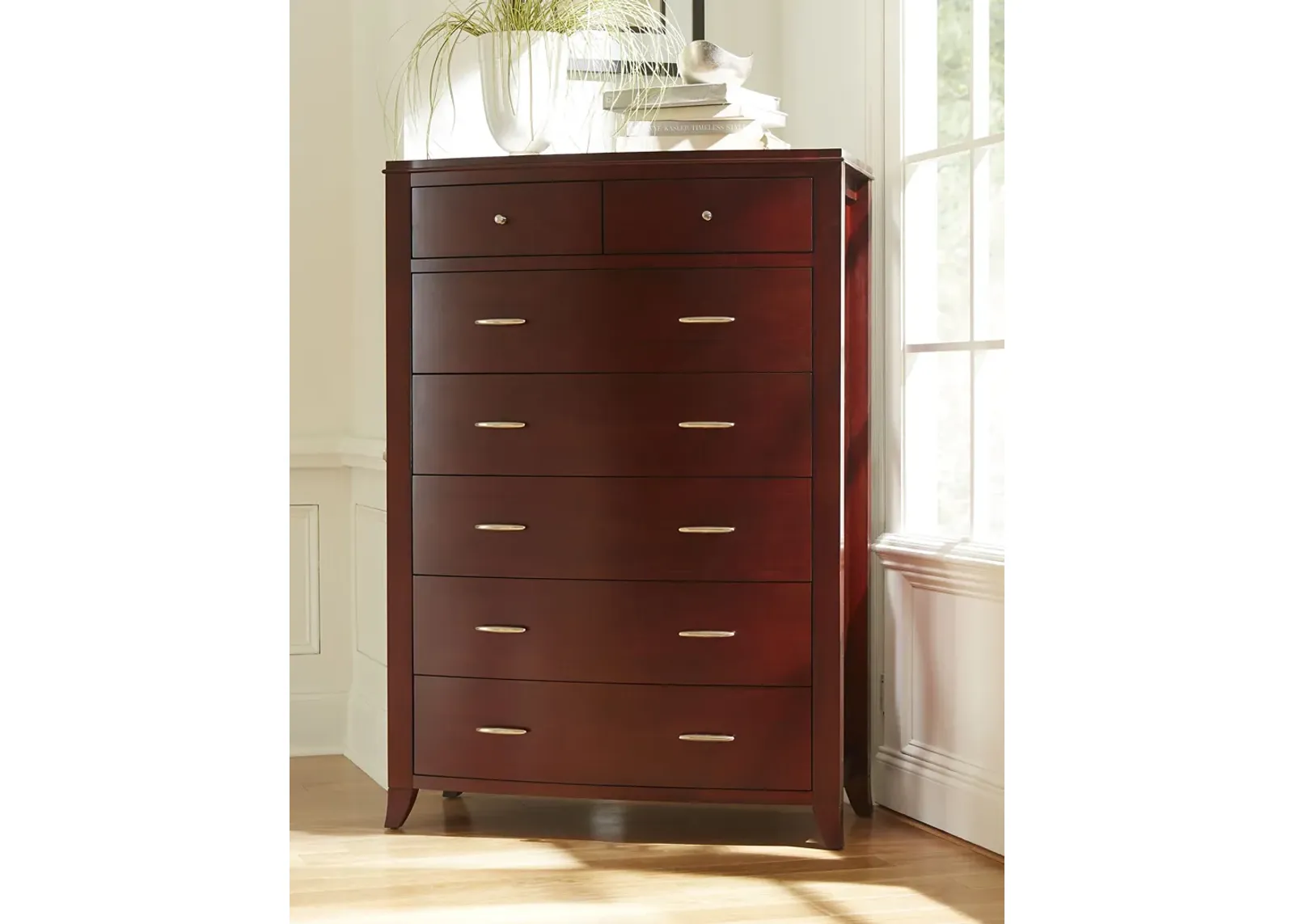 Brighton Seven Drawer Chest in Cinnamon (2024)