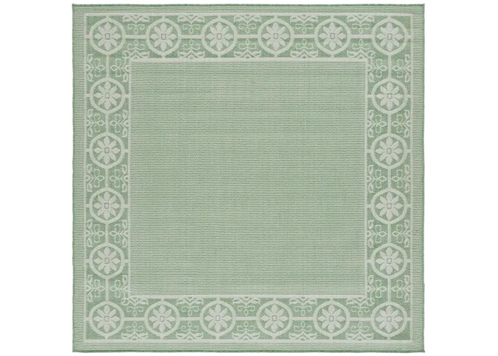 BERMUDA 838 Green 6'-7' X 6'-7' Square Square Rug