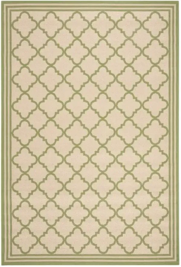 LINDEN 121 Collection LND121V-4 Cream / Olive 4' X 6'