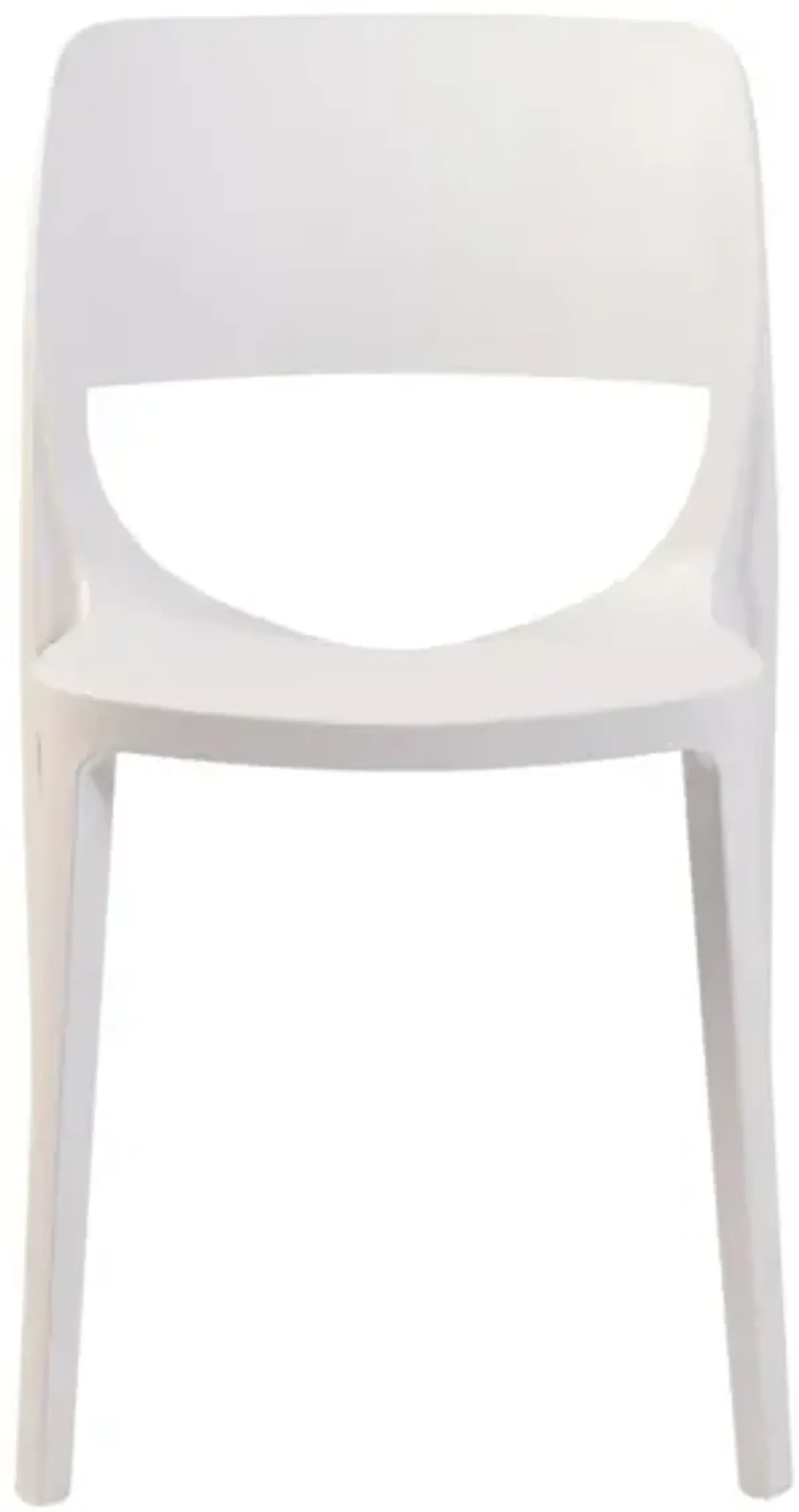 Bella Set of 2 Stackable Side Chair-White