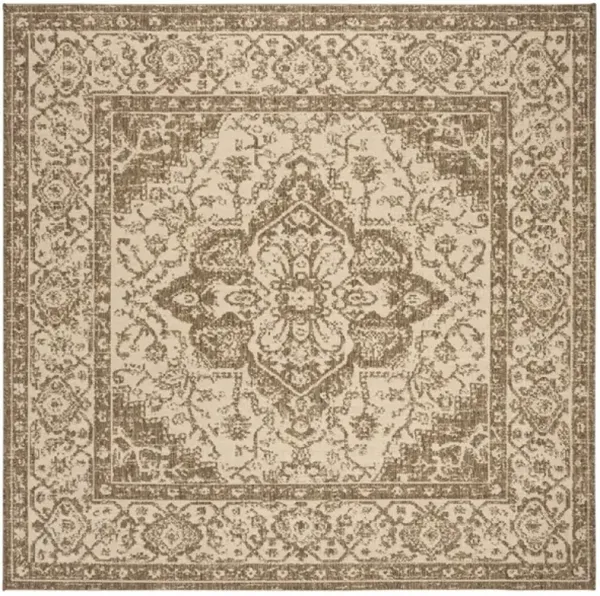 BEACH HOUSE Collection BHS137C-6SQ Cream / Beige 6'-7" X 6'-7" Square