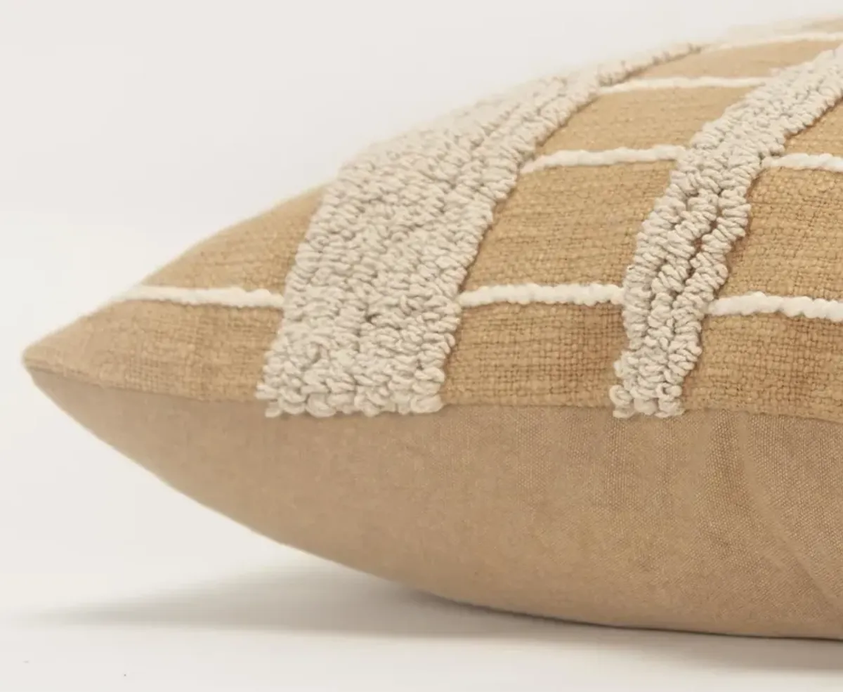 stripe natural  Pillow