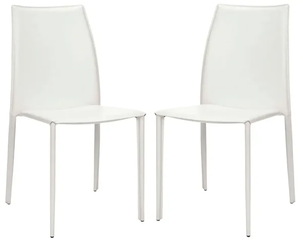 KDARK GREYIN 19''H STACKING SIDE CHAIR (SET OF 2)