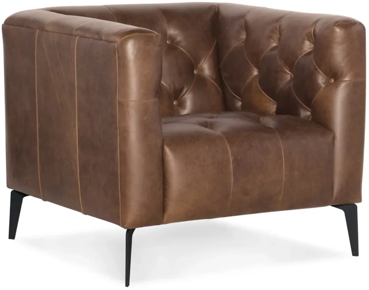 Nicolla Leather Stationary Chair