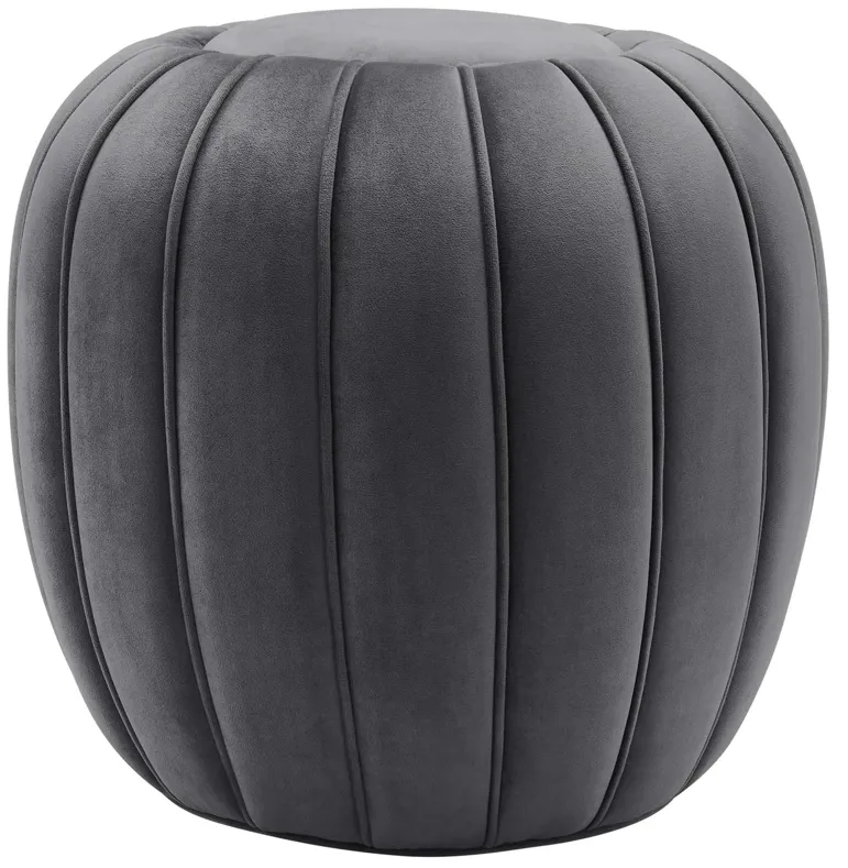 Celebrate Channel Tufted Performance Velvet Ottoman