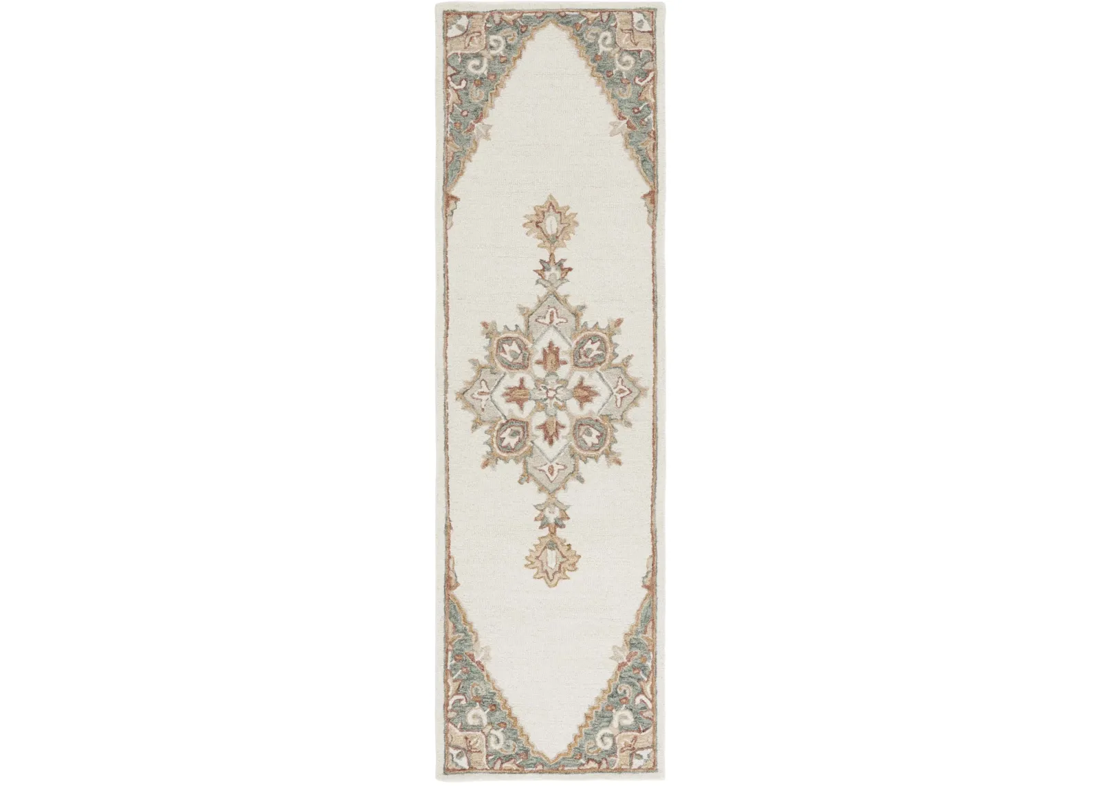 METRO 375 IVORY  2'-3' x 8' Runner Rug