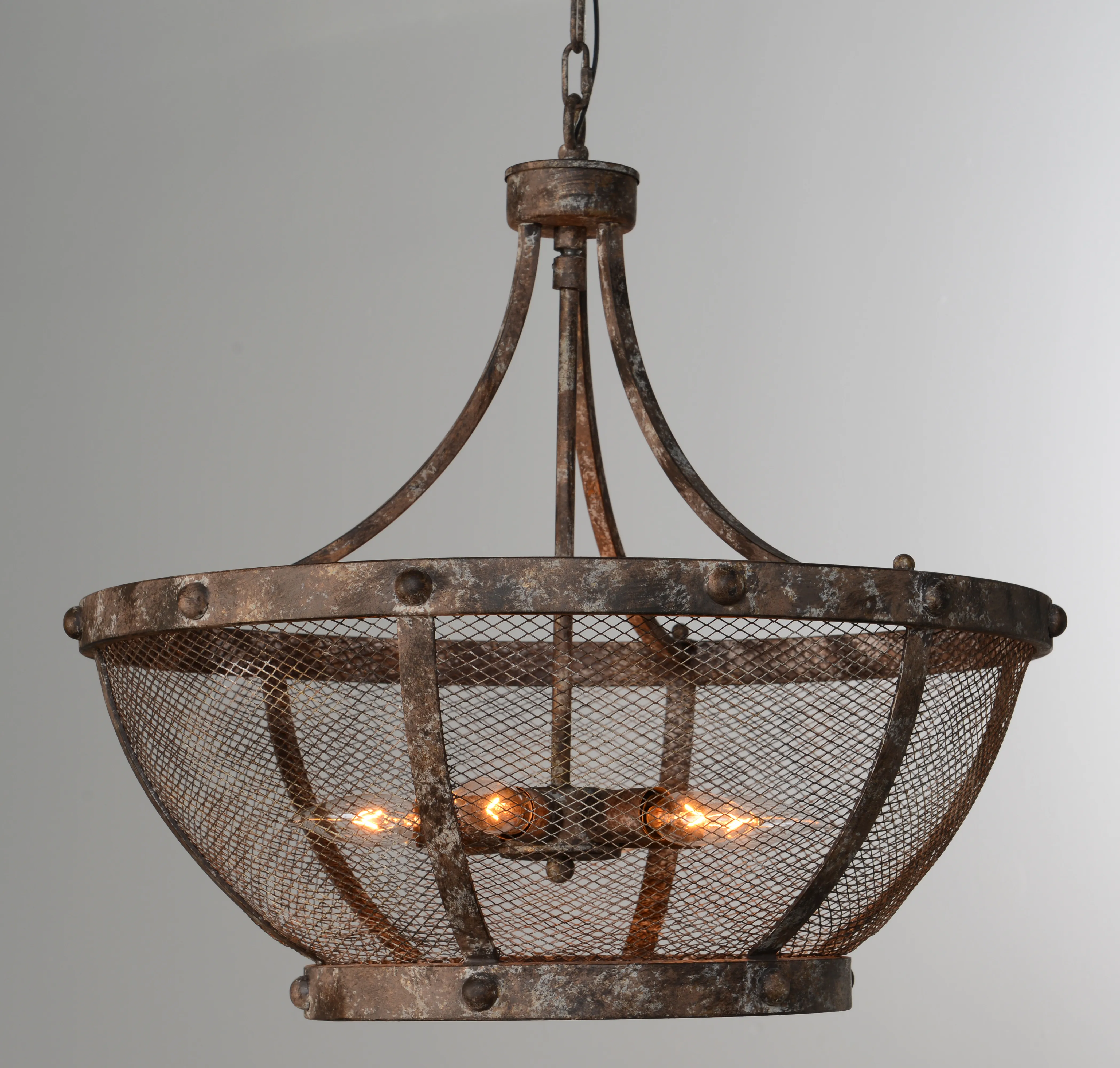 Charleston 6-Light Mesh Chandelier by Kosas Home