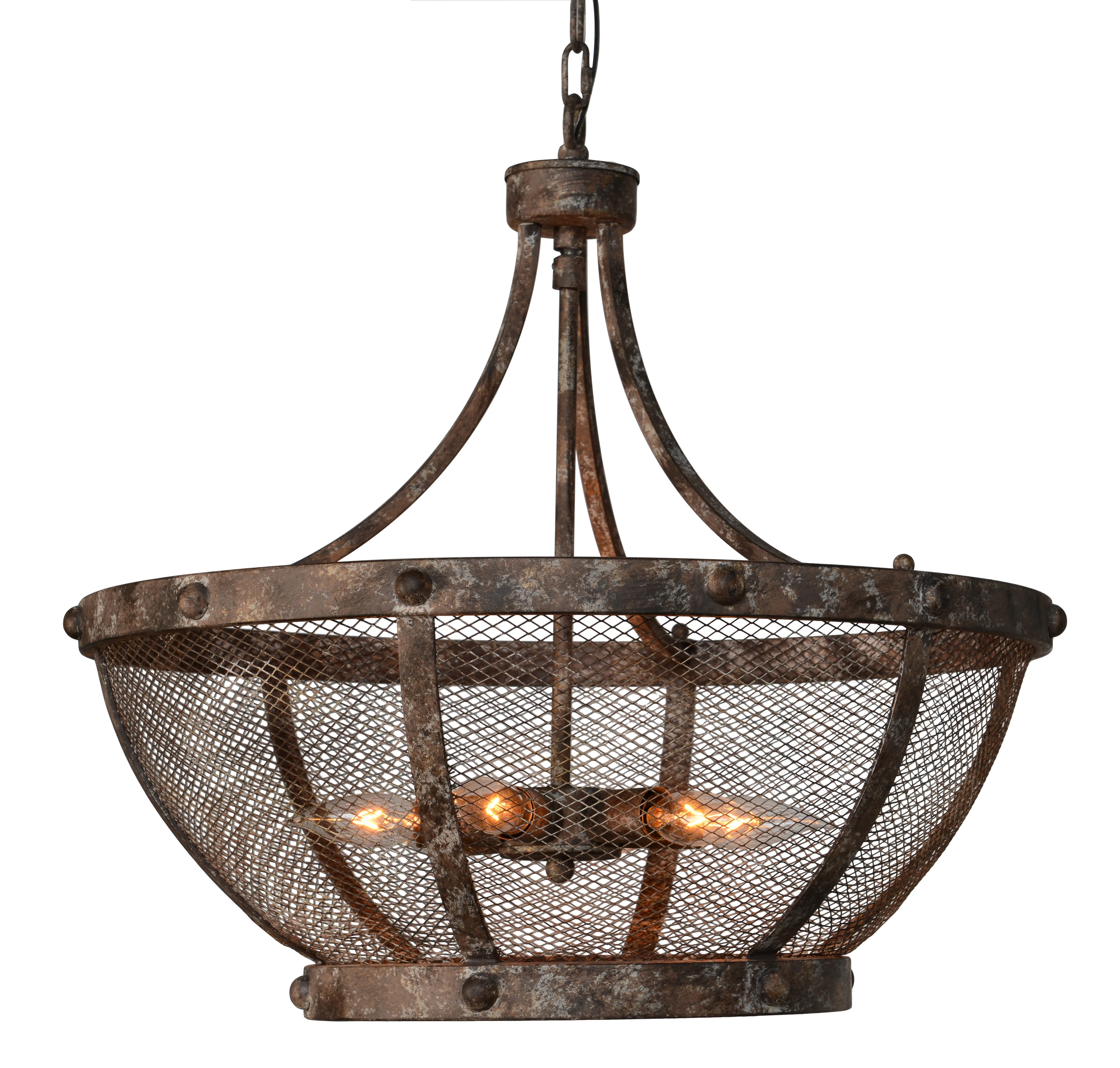 Charleston 6-Light Mesh Chandelier by Kosas Home