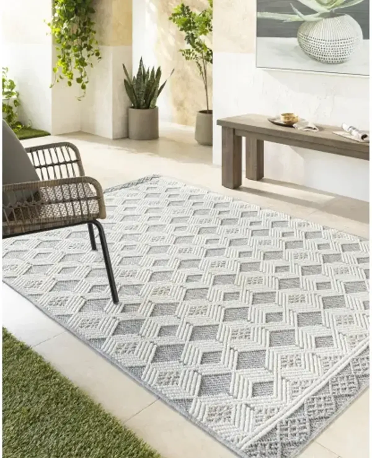 Bouclair BCR-2307 7'10" x 10' Machine Woven Rug