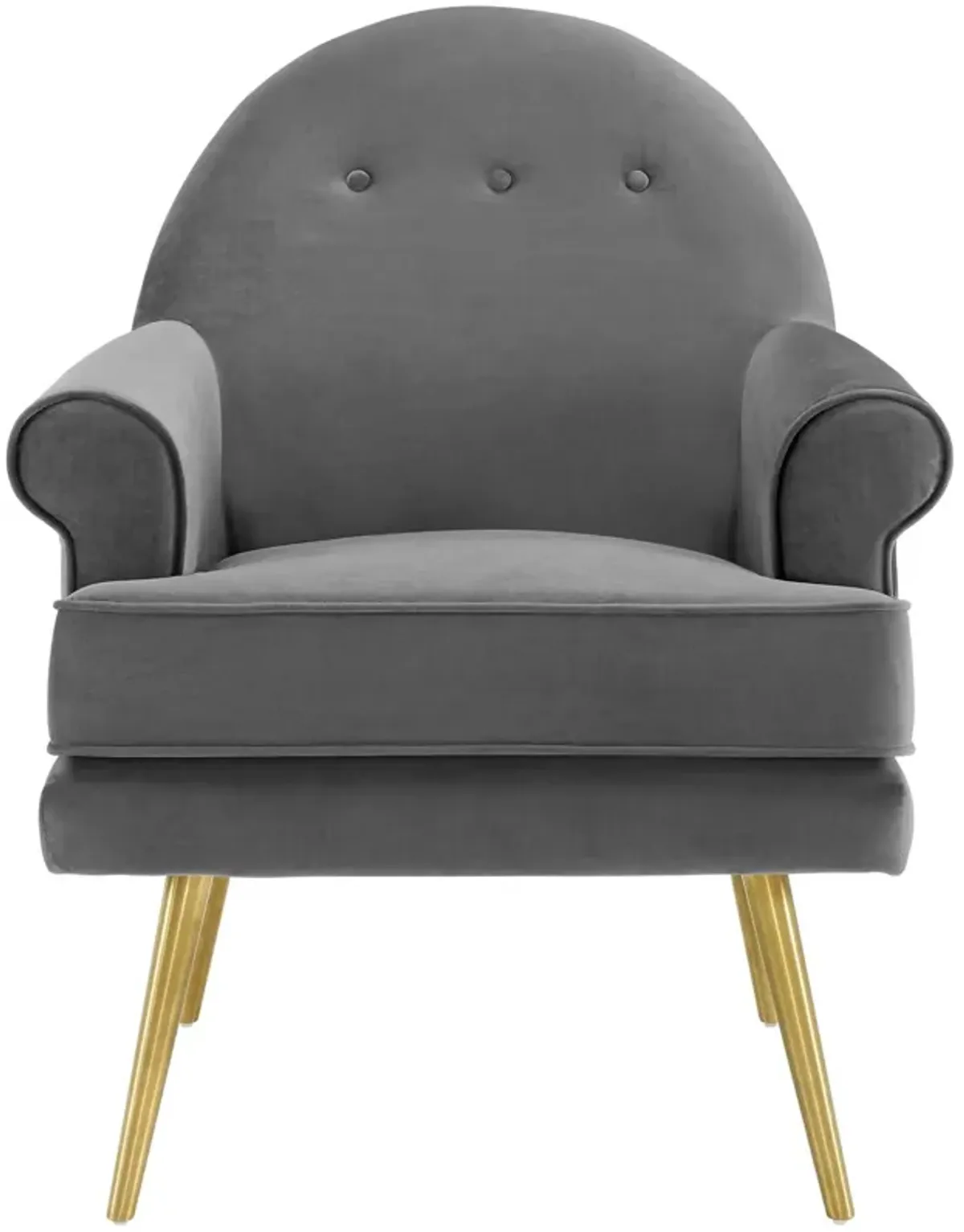 Revive Tufted Button Accent Performance Velvet Armchair