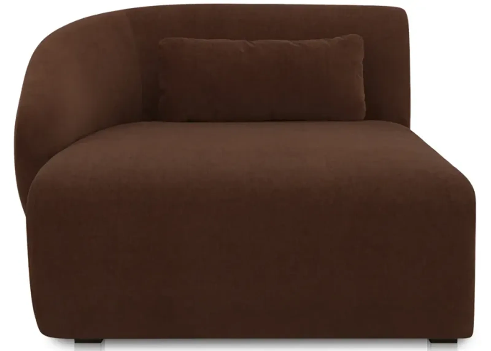 Amelia Left Arm Facing Chaise Chestnut