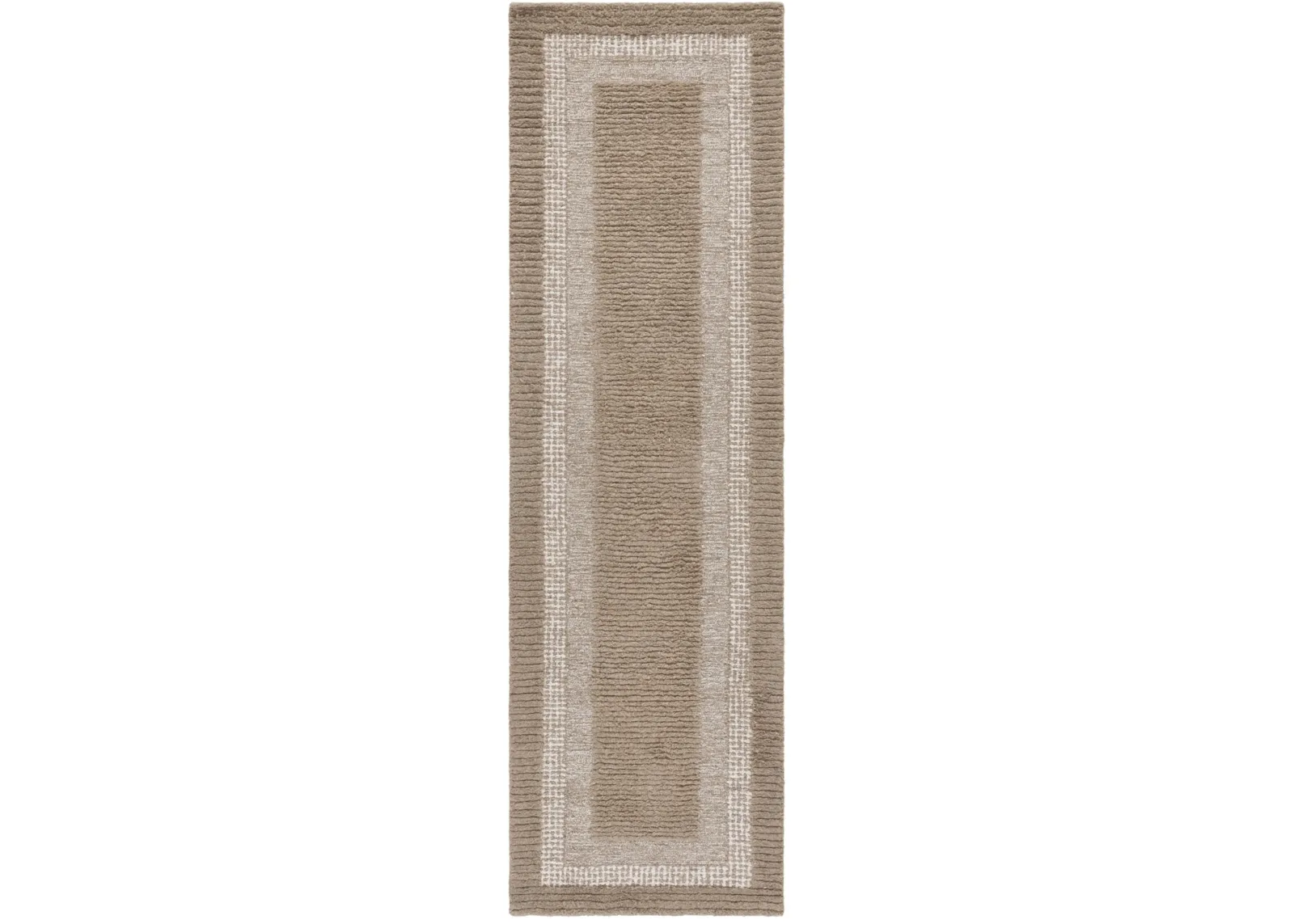 RENEWAL 806 BROWN  2'-3' x 8' Runner Rug