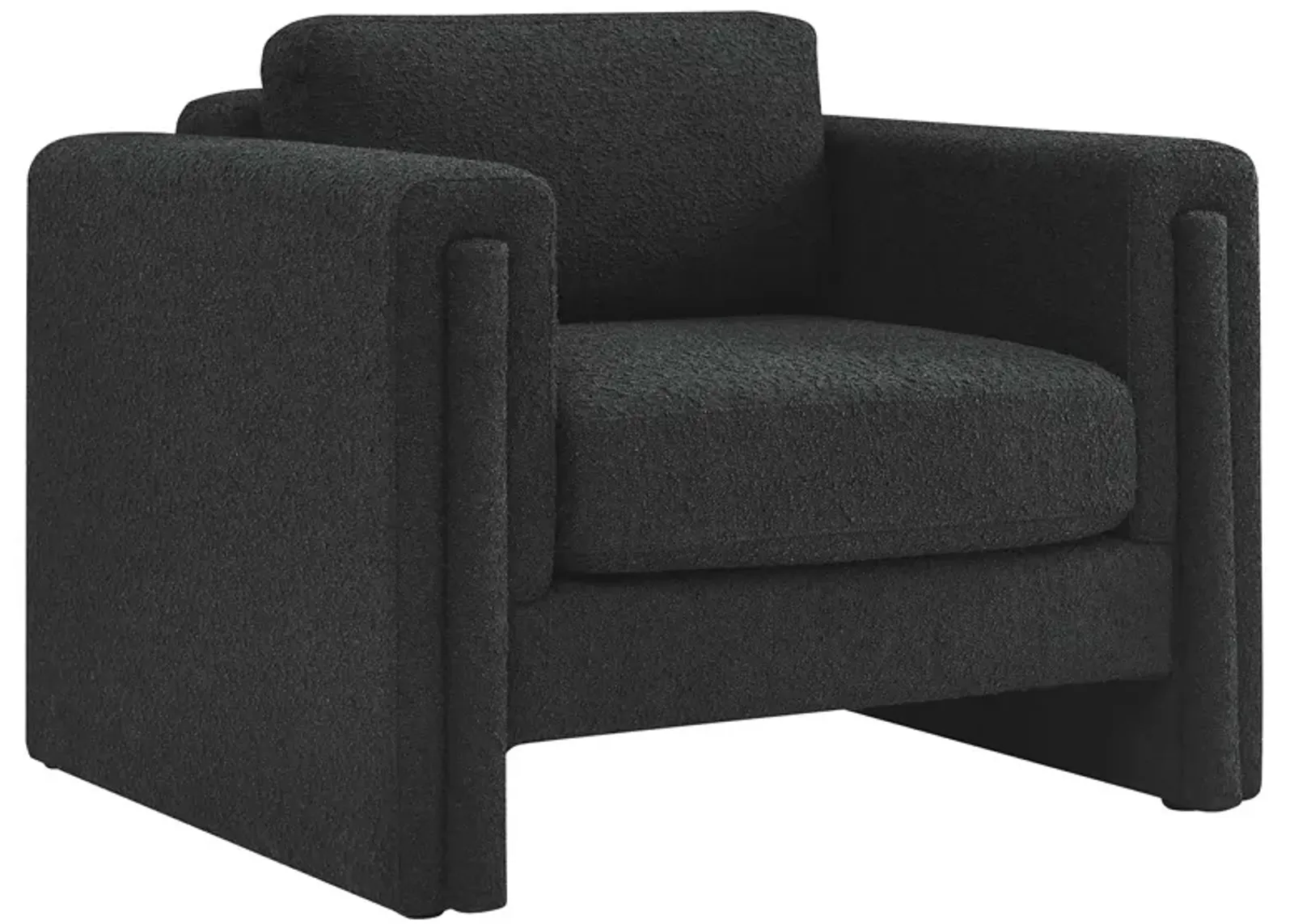 Visible Boucle Fabric Armchair