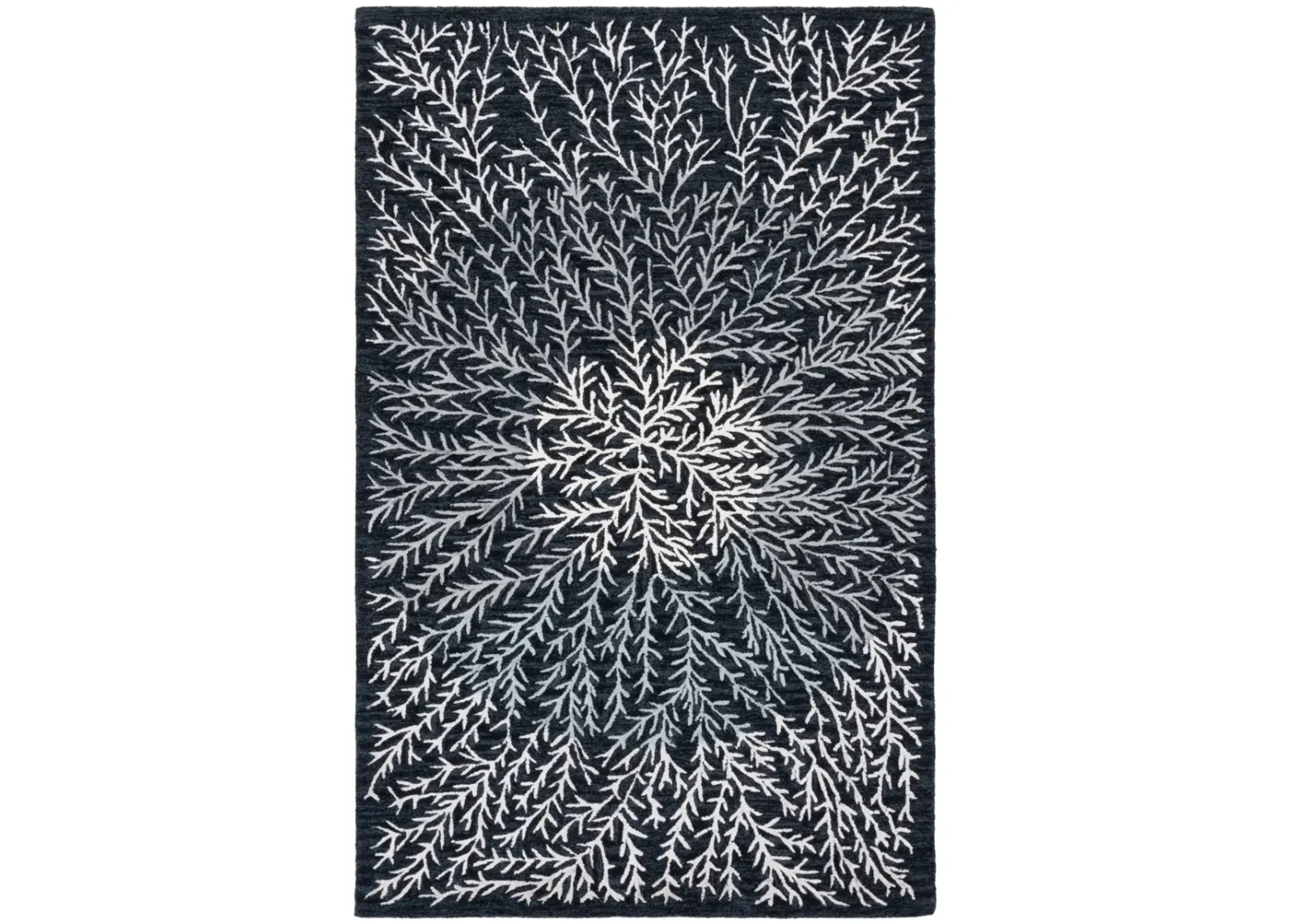 SOHO 257 BLACK  8' x 10' Large Rectangle Rug