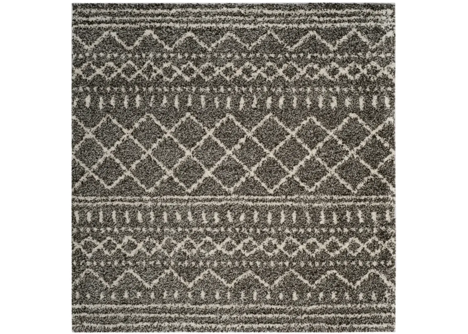 ARIZONA SHAG 741 BROWN  10' x 10' Square Square Rug