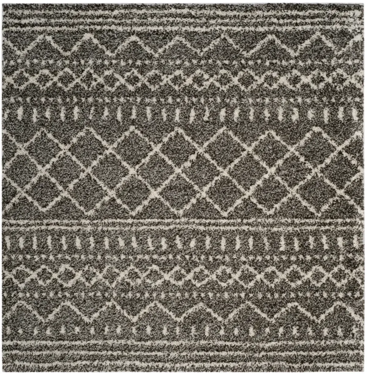 ARIZONA SHAG 741 BROWN  10' x 10' Square Square Rug