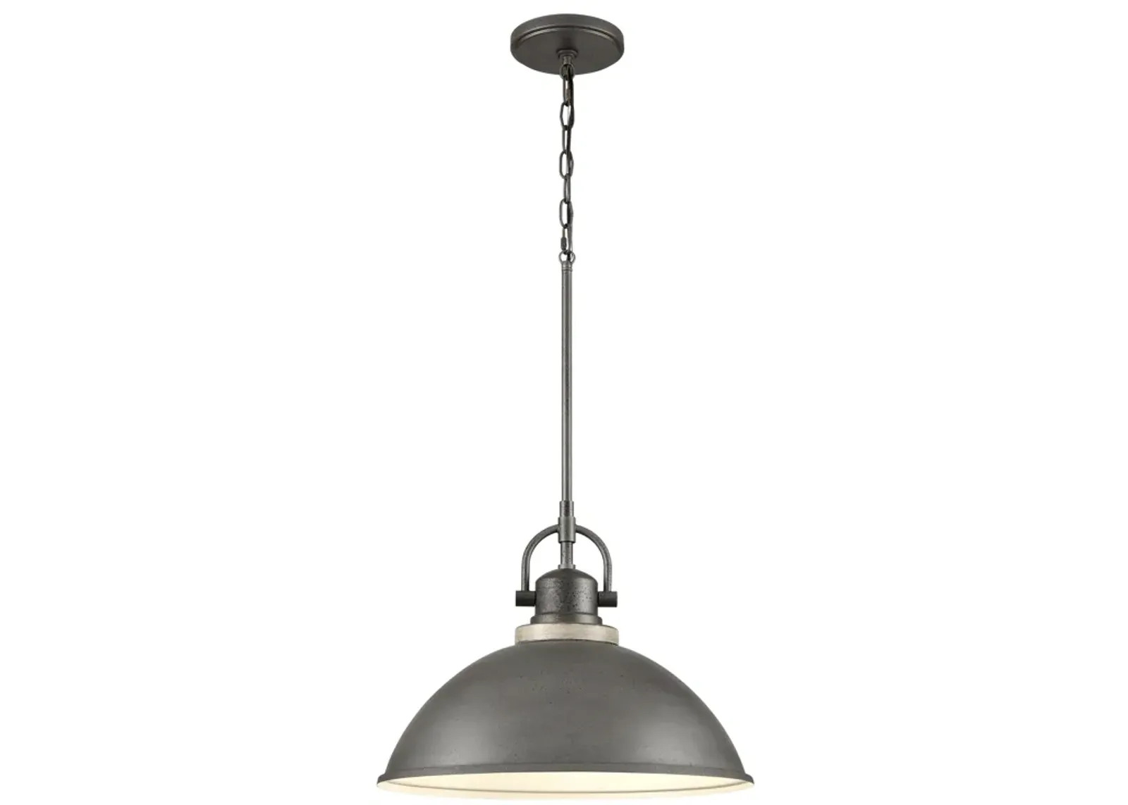 North Shore 18" Wide 1-Light Outdoor Pendant - Iron