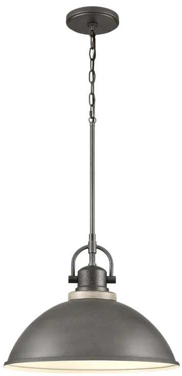 North Shore 18" Wide 1-Light Outdoor Pendant - Iron