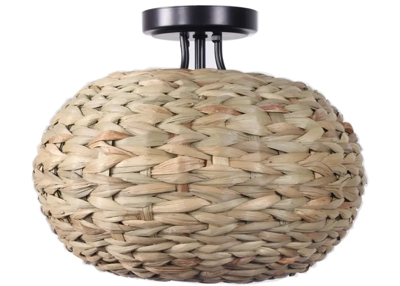 Cove 13.75'' Wide 1-Light Semi Flush Mount - Oil Natural