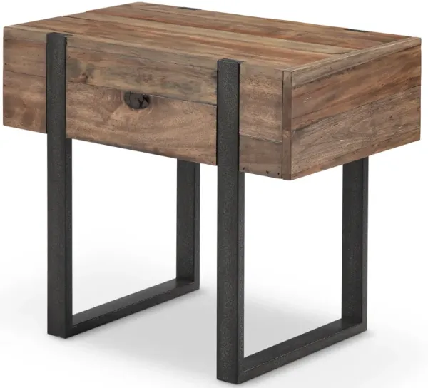 Prescott Reclaimed Wood End Table