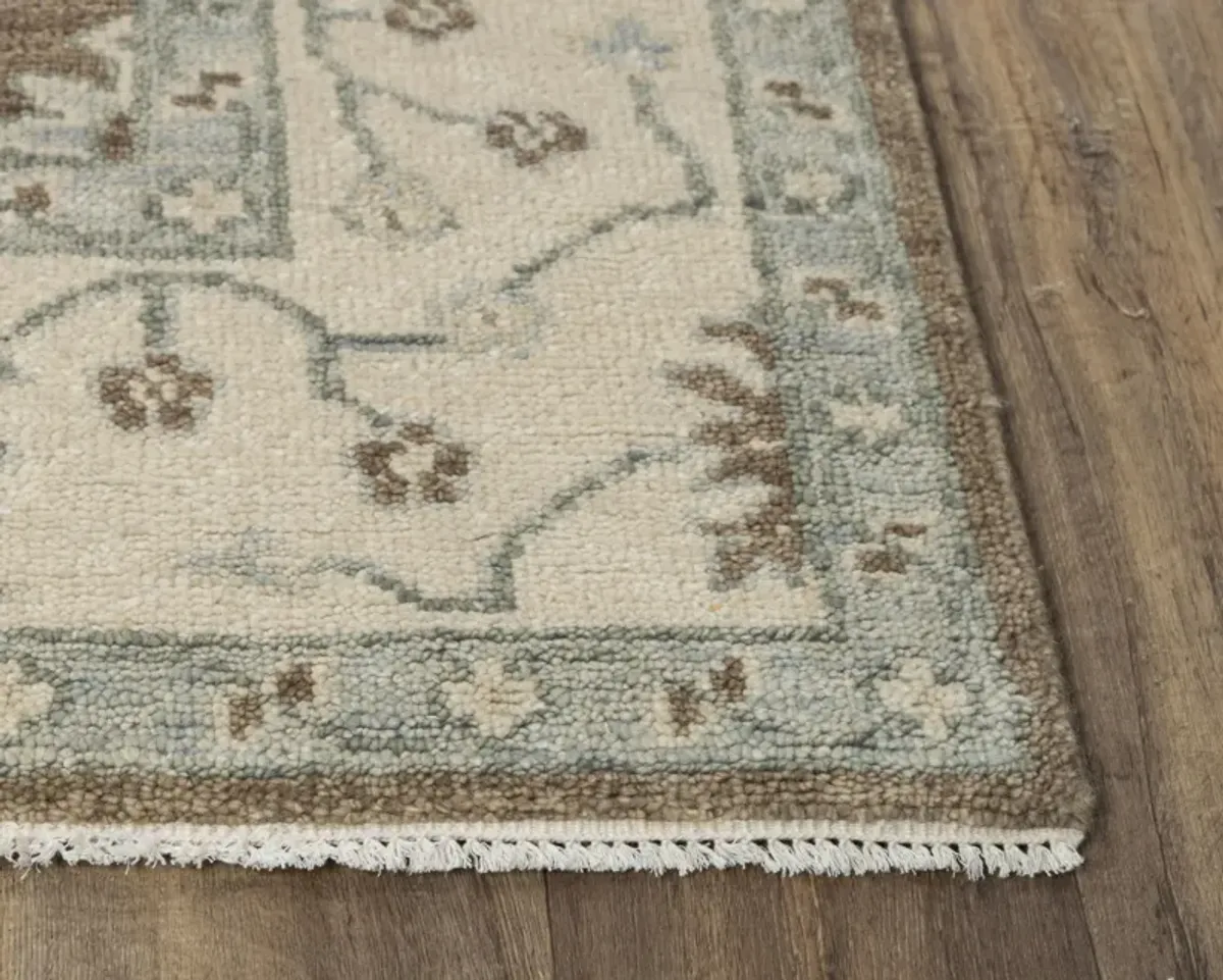 Belmont Brown  Hand Spun Wool 2' x 3'  Rectangle Rug