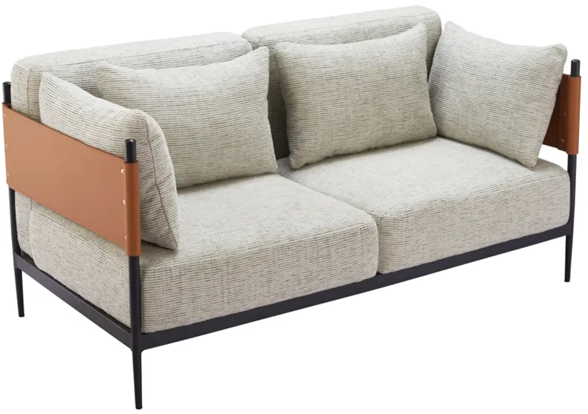 Stirbe Loveseat Gray