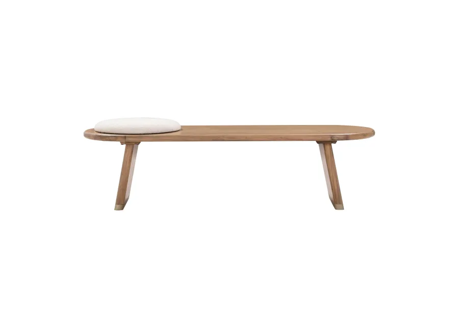 Samantha Cognac Bench 