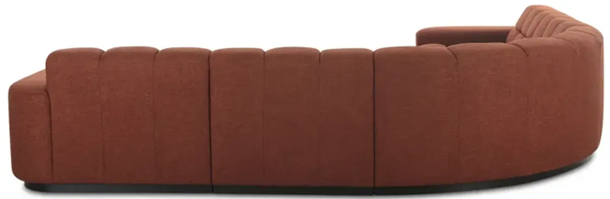 Roman L-Shaped Sectional Rust