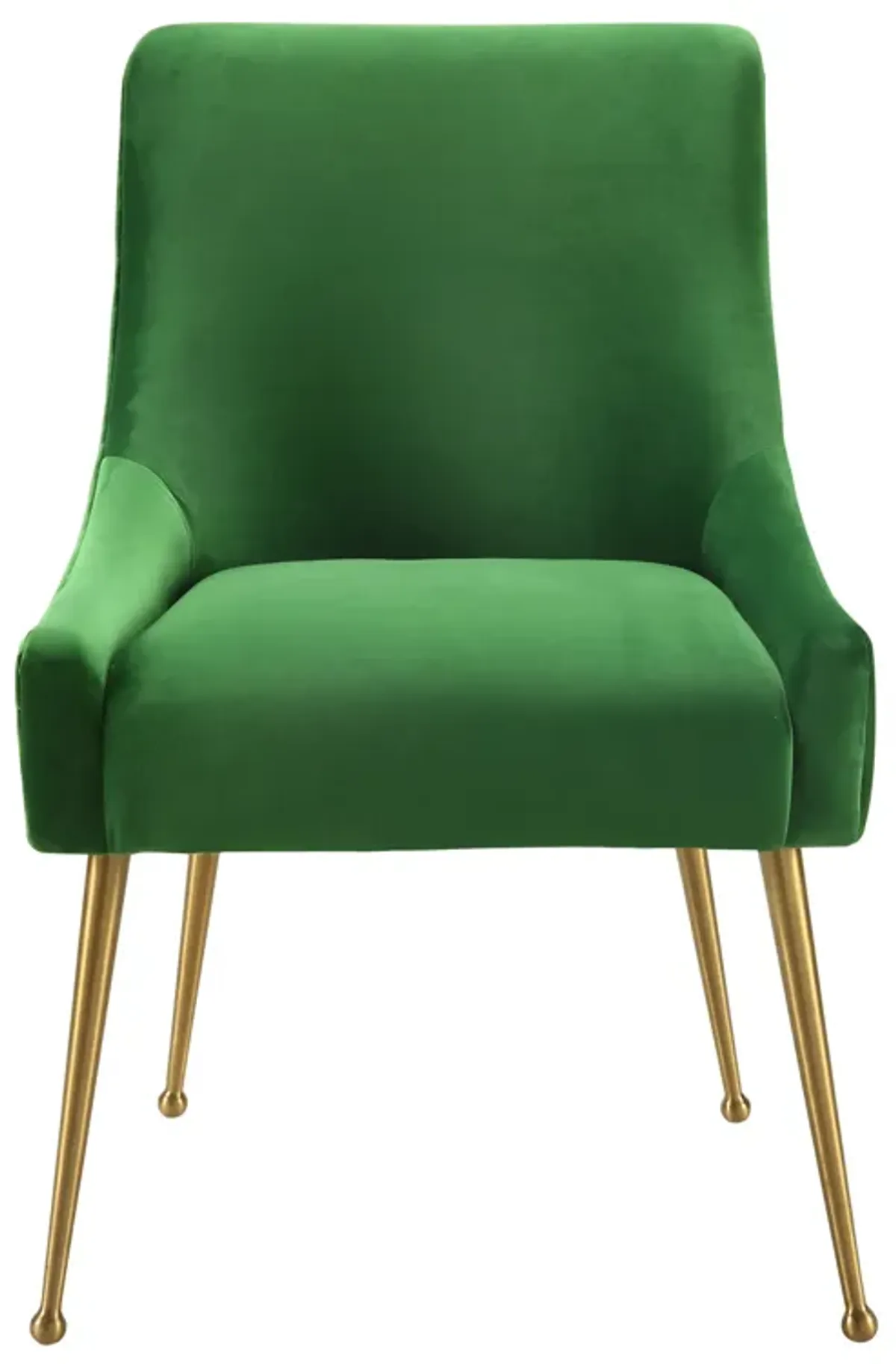 Beatrix Green Velvet Side Chair