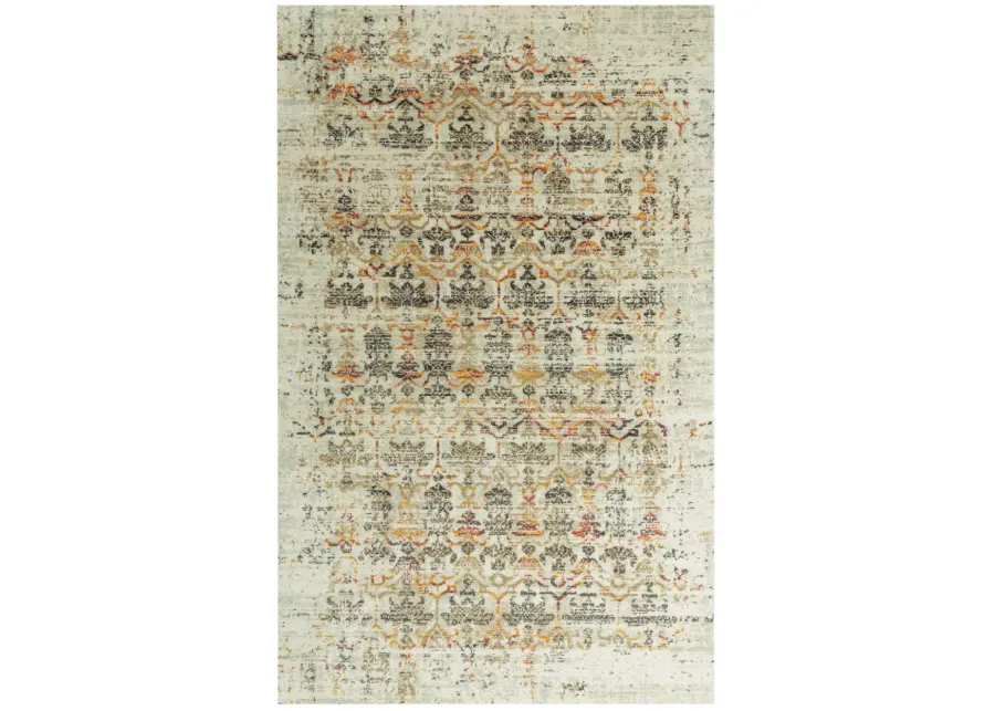 Ovation Beige/Brown distressed/classical N Z wool 2' x 3'  Rectangle Rug