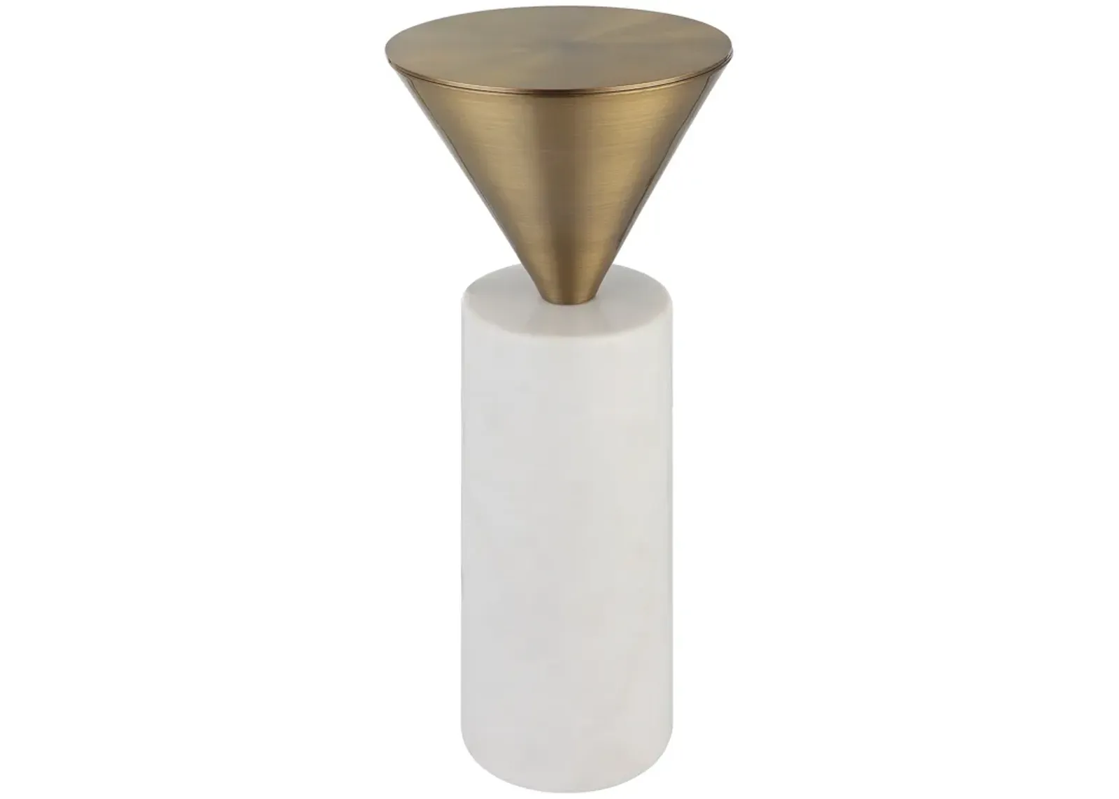 Top Hat Brass Drink Table