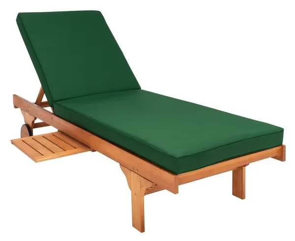 NEWPORT CHAISE LOUNGE CHAIR WITH SIDE TABLE