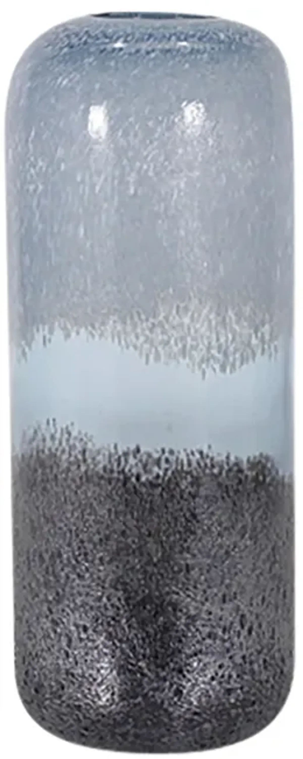 Glass, 14" Ombre Vase, Multi