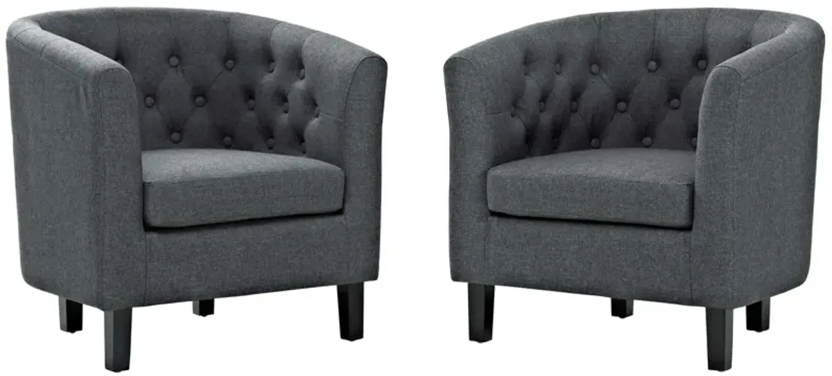 Prospect 2 Piece Upholstered Fabric Armchair Set