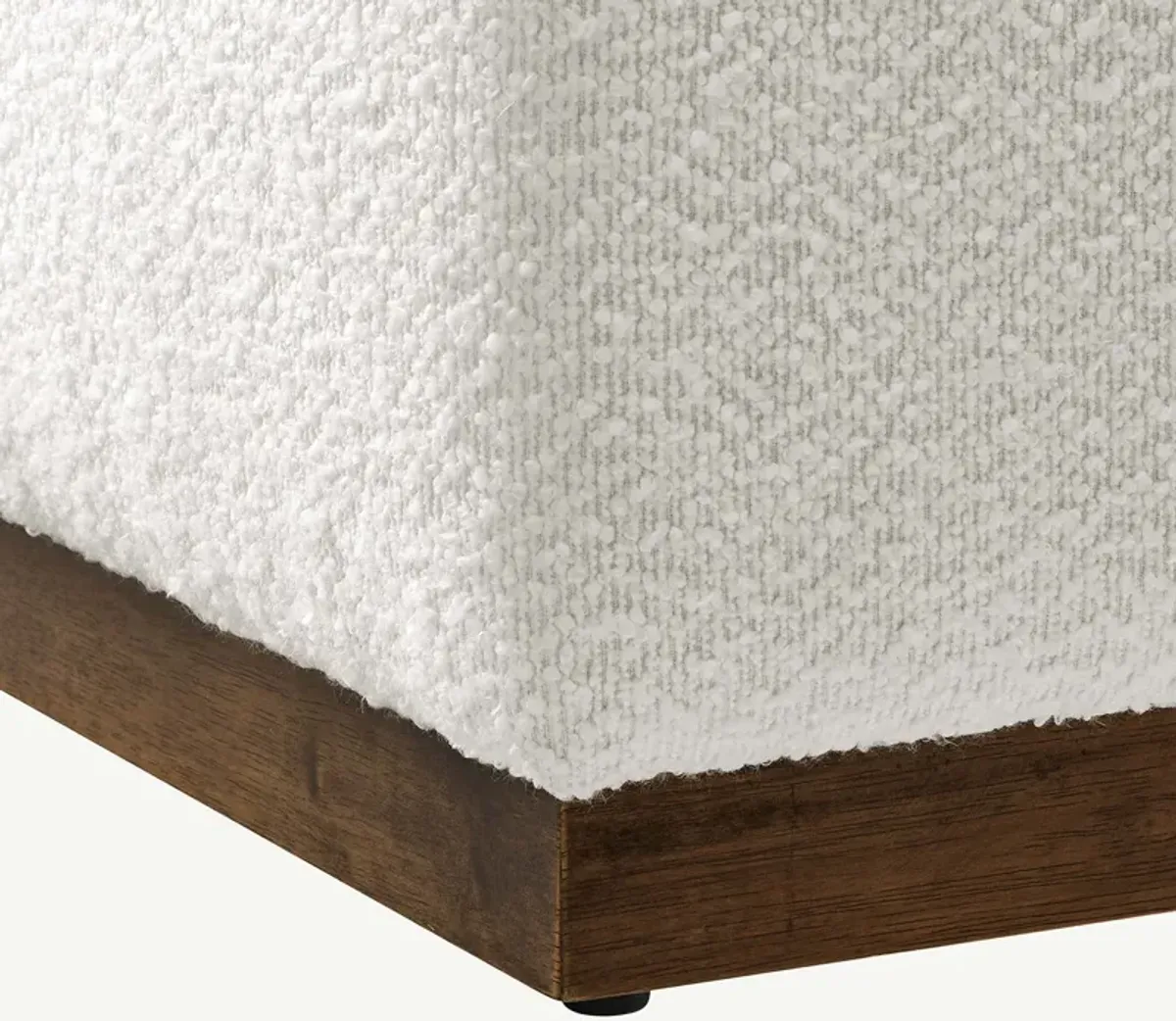 Tilden Large 28" Square Boucle Upholstered Ottoman by Modway