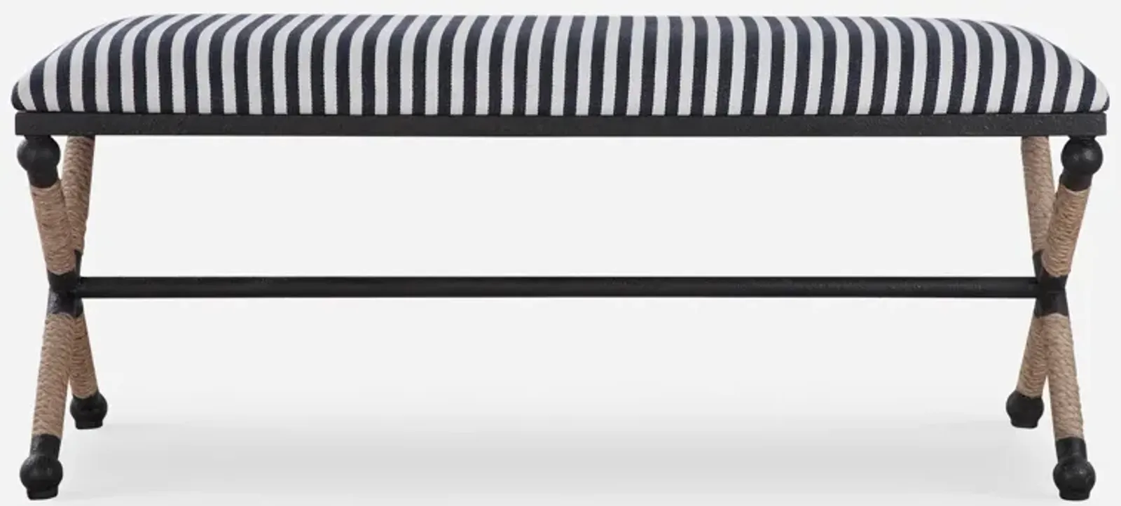 Braddock Striped Bench