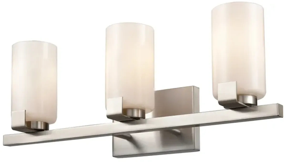 Dressler 22'' Wide 3-Light Vanity Light - Brushed Nickel