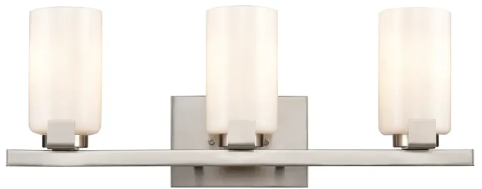 Dressler 22'' Wide 3-Light Vanity Light - Brushed Nickel