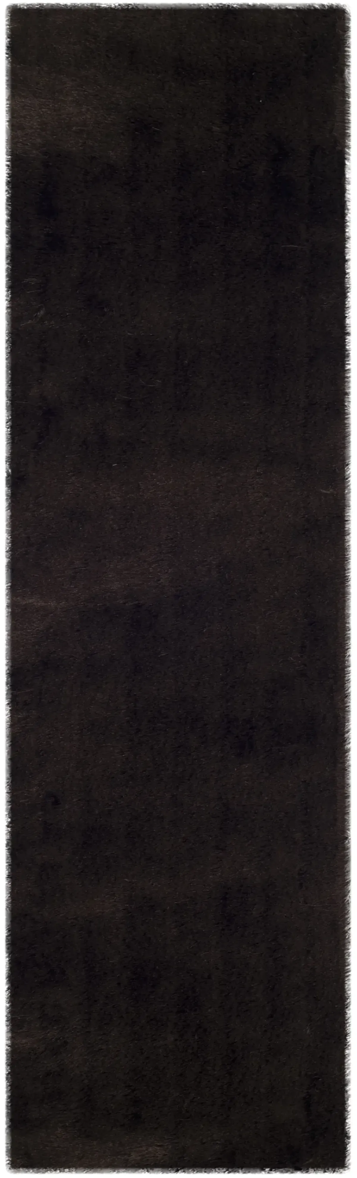 PARIS SHAG Brown 2'-3' X 6' Runner Rug