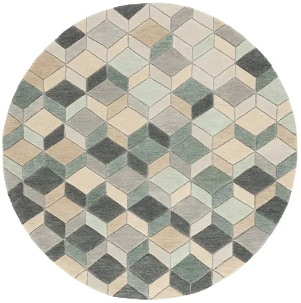 RODEO DRIVE Hand Tufted 6' x 6' Round area rug