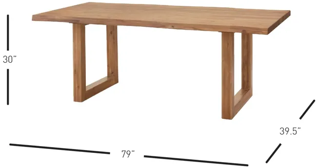 Windsor Live-Edge Dining Table