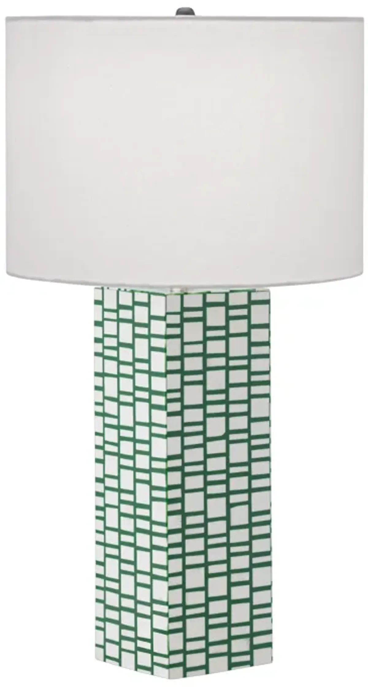 Etten 27'' High 1-Light Table Lamp - Green