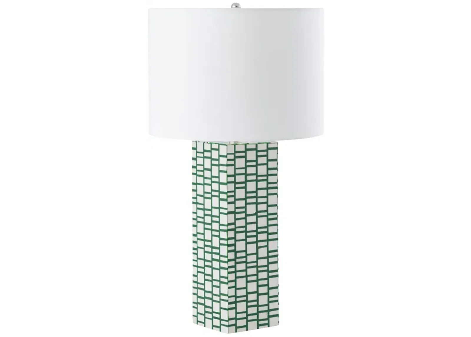 Etten 27'' High 1-Light Table Lamp - Green