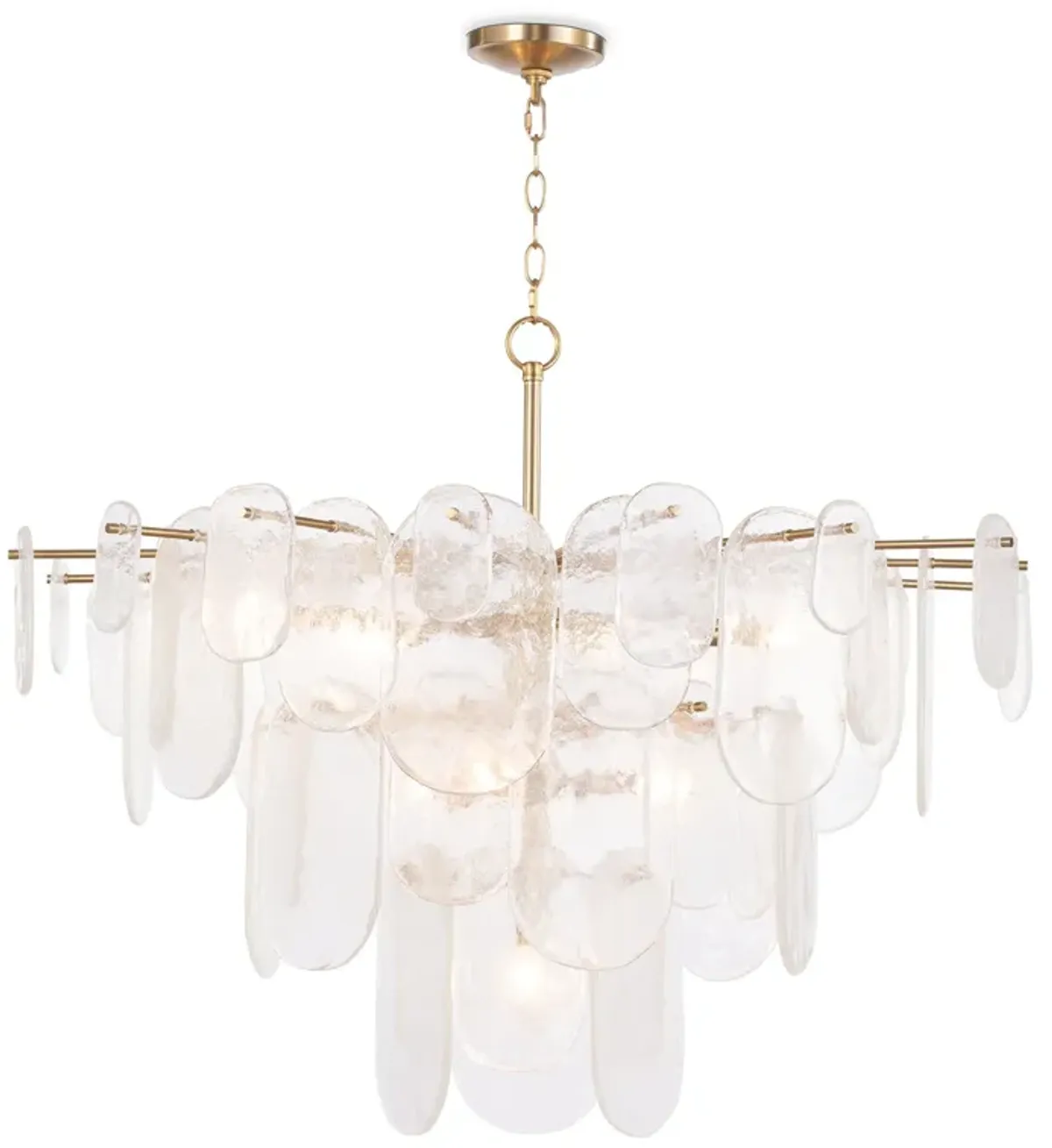 Echo Chandelier (Natural Brass)