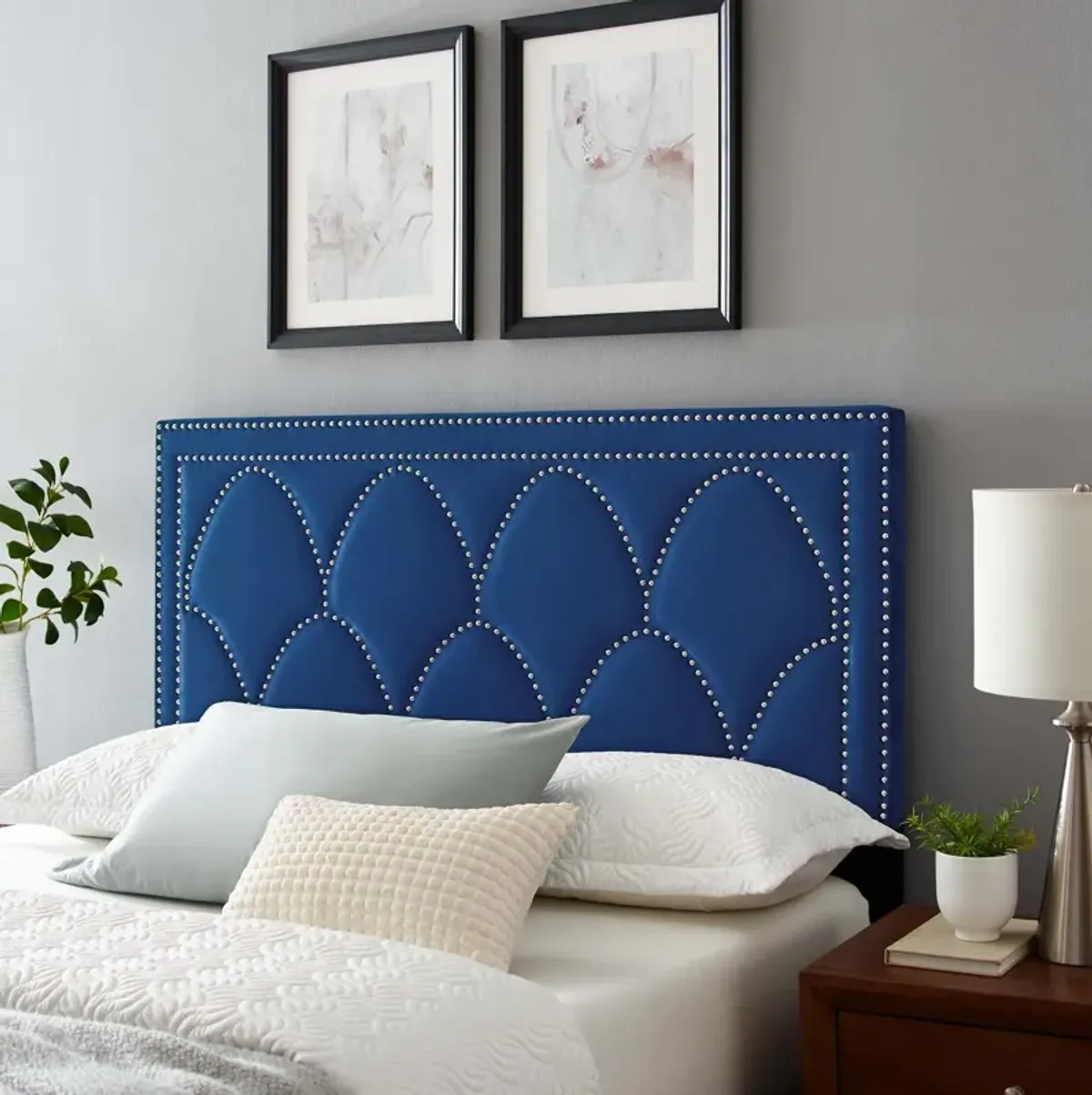 Greta Performance Velvet King/California King Headboard