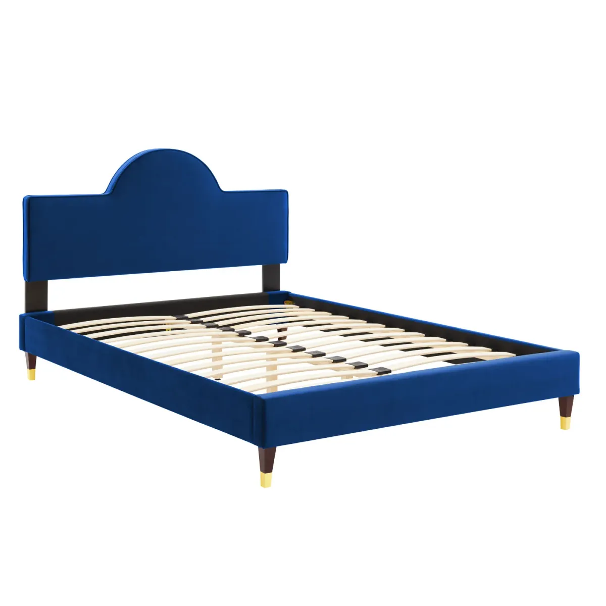 Aurora Performance Velvet Queen Bed