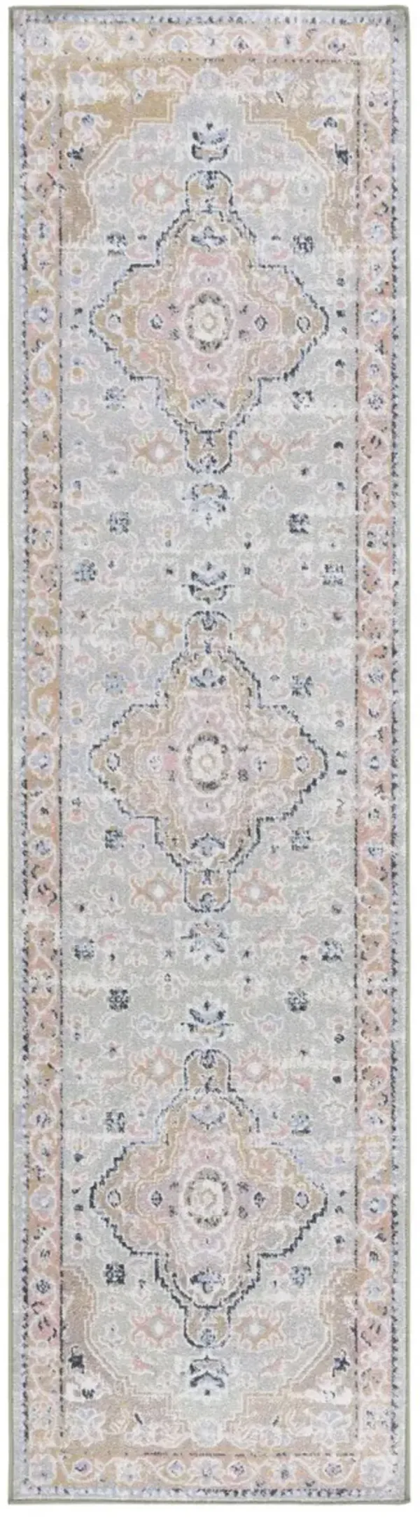 BAYSIDE 134 Multi 2'-2' X 10' Runner Rug